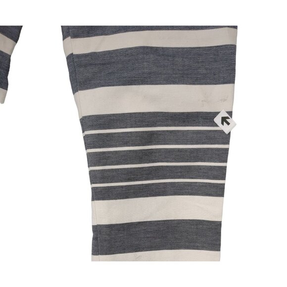 Michael Michael Kors Pants Womens 2 Blue White Stripe Tapered Leg Nautical Coast - Picture 3 of 8